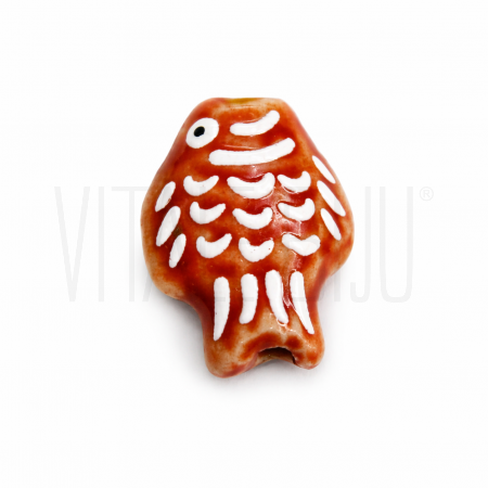 Conta Peixe em Cerâmica 20x15m...